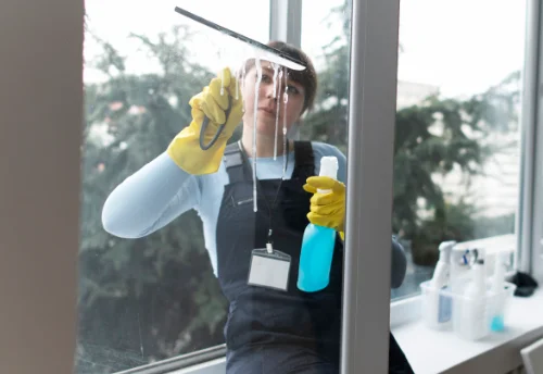 Nettoyage de vitres intérieures et extérieures à la Villetelle